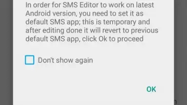 Screenshot von SMS Editor 3