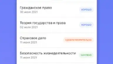 Screenshot von Портал МФЮА 13