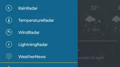 Screenshot von RegenRadar 7
