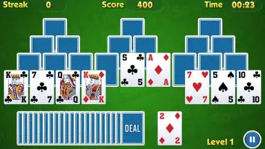Screenshot von TriPeaks Solitaire Challenge 3