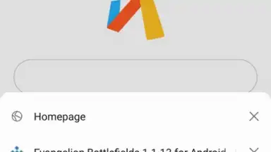 Screenshot von Via Browser 1