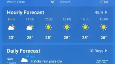 Screenshot von Local Weather Forecast 5