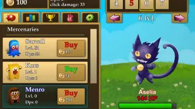 Screenshot von Fantasy Clicker 4