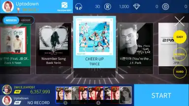Screenshot von SuperStar JYPNATION 12