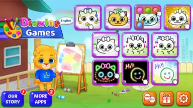Screenshot von Drawing Games: Draw & Color 1