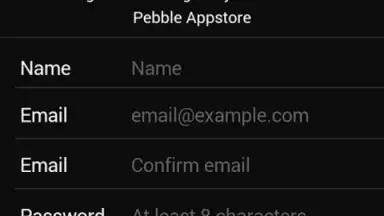 Screenshot von Pebble Appstore 4