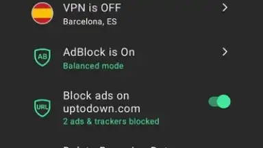 Screenshot von AVG Browser 4