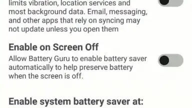 Screenshot von Battery Guru 8