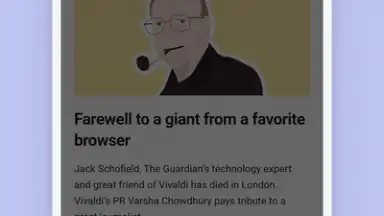 Screenshot von Vivaldi 10