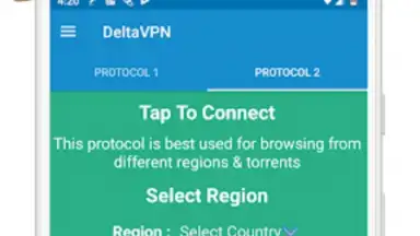 Screenshot von Delta VPN 9