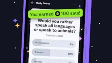 Screenshot von ZBD: Earn Bitcoin Rewards 3