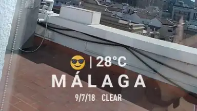 Screenshot von WeatherShot 6