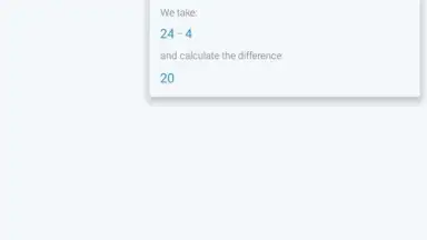 Screenshot von Photomath 5