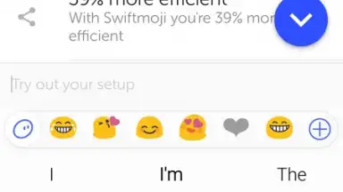 Screenshot von Swiftmoji Keyboard 3
