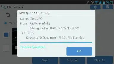 Screenshot von Wi-Fi GO! & NFC Remote 2