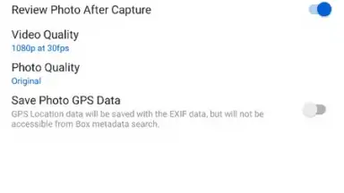 Screenshot von Box 6