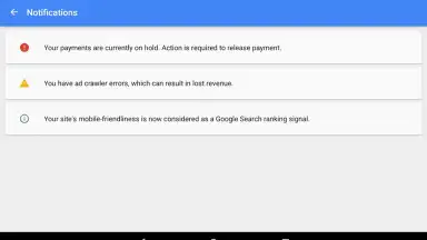 Screenshot von Google AdSense 1