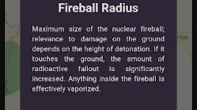 Screenshot von Nuke Map 3