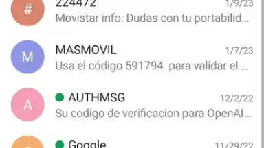 Screenshot von Chomp SMS 1