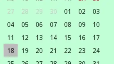 Screenshot von Easy Calendar 4
