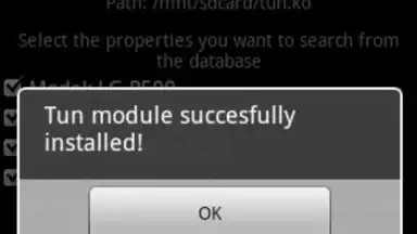 Screenshot von TUN.ko Installer 4