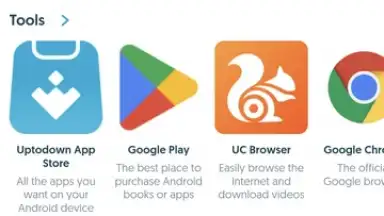 Screenshot von UC Browser 4