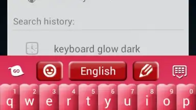 Screenshot von Pink Keyboard Hearts Glow 7