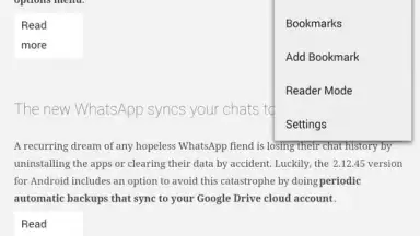 Screenshot von Lightning Browser 4