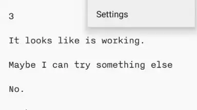 Screenshot von iA Writer 1
