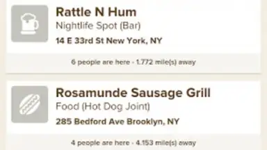 Screenshot von Untappd 6