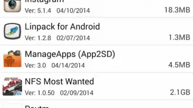 Screenshot von Manage Apps (App 2 SD) 7