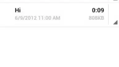 Screenshot von Audio Memos 4