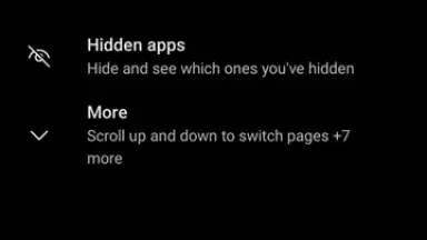 Screenshot von Microsoft Launcher 8