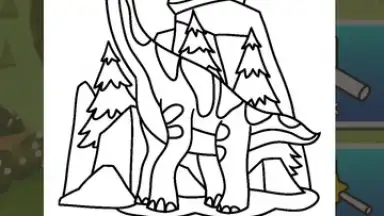 Screenshot von Dino Coloring Game 1