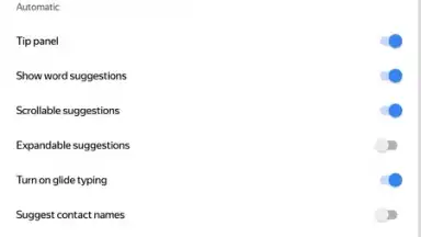 Screenshot von Yandex Keyboard 21