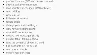 Screenshot von Exodus Privacy 4