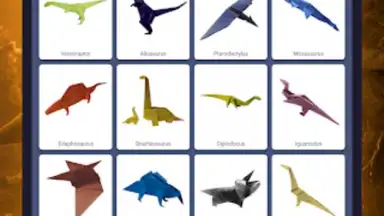 Screenshot von Origami dinosaurs paper shapes 15