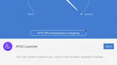 Screenshot von APUS Boost Speed Up and Optimize 3
