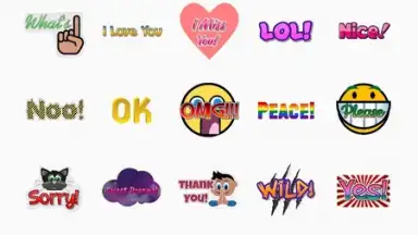 Screenshot von Popular Stickers 3