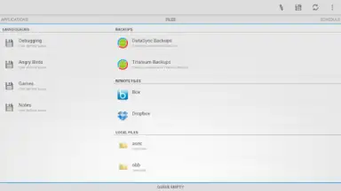 Screenshot von DataSync 2