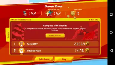 Screenshot von Club Penguin Sled Racer 5