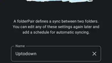 Screenshot von FolderSync 8
