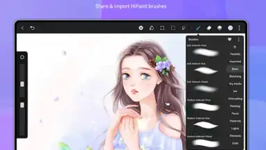 Screenshot von HiPaint 13