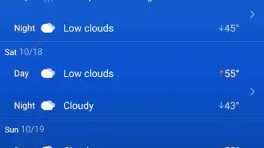 Screenshot von Local Weather Widget 10