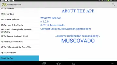 Screenshot von What We Believe 4