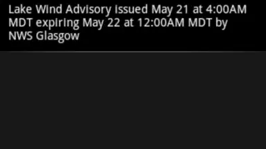 Screenshot von Simple Weather Alert 2