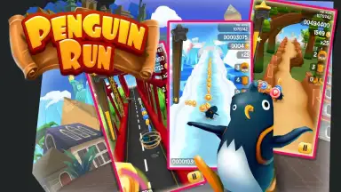 Screenshot von Penguin Run 2