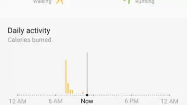 Screenshot von Samsung Health 6