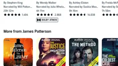 Screenshot von Audible 4