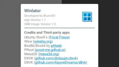 Screenshot von Winlator 5